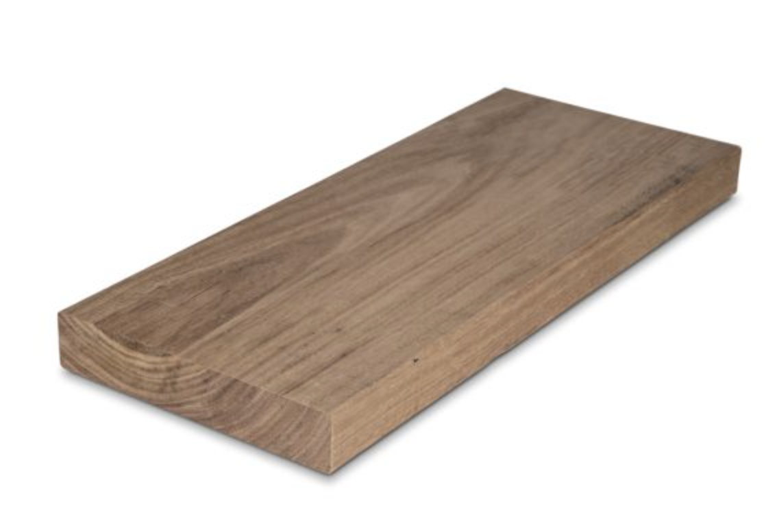 Blackbutt decking boards showing pale even hardwood grain
